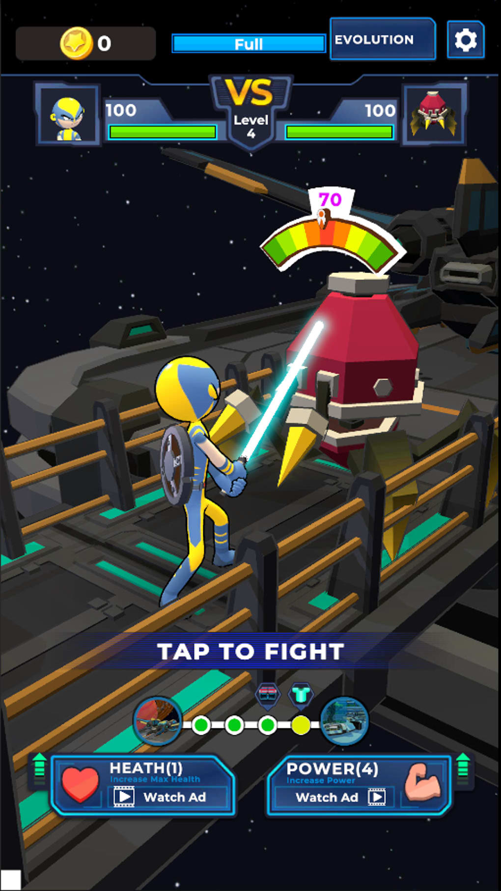 Stickman Fighter: Space War - Jogos grátis, jogos online gratuitos 