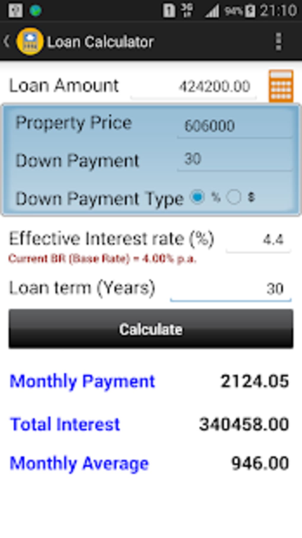 Housing Loan Calculator Apk For Android Download