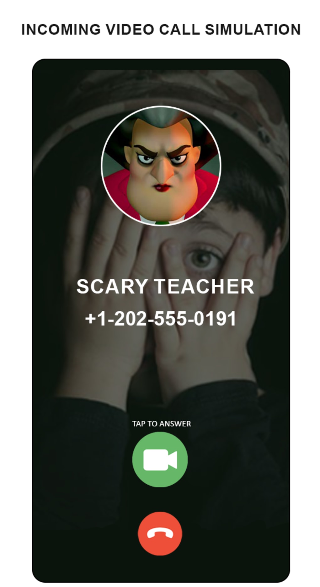 Fake Call Scary Teacher android iOS-TapTap