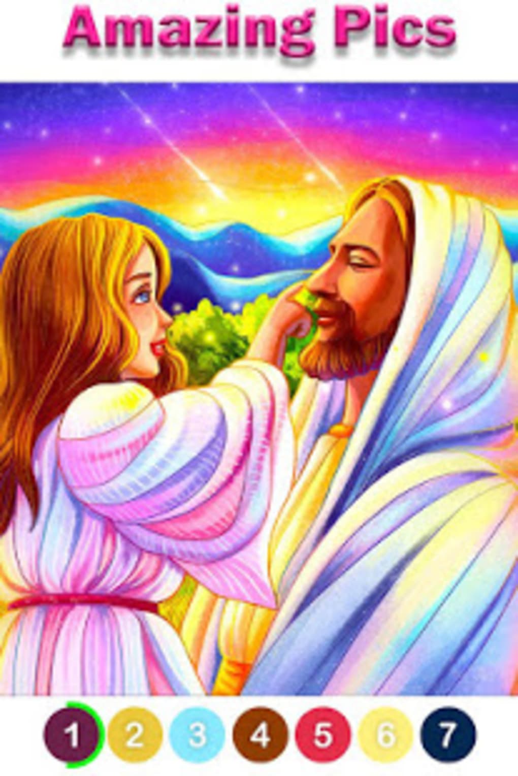 Bible Coloring Paint By Number Free Bible Games Apk Para Android