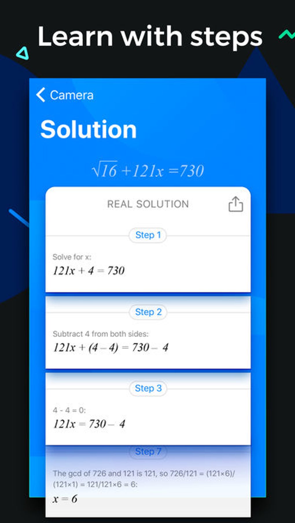 SnapCalc - Math Problem Solver for iPhone - Download