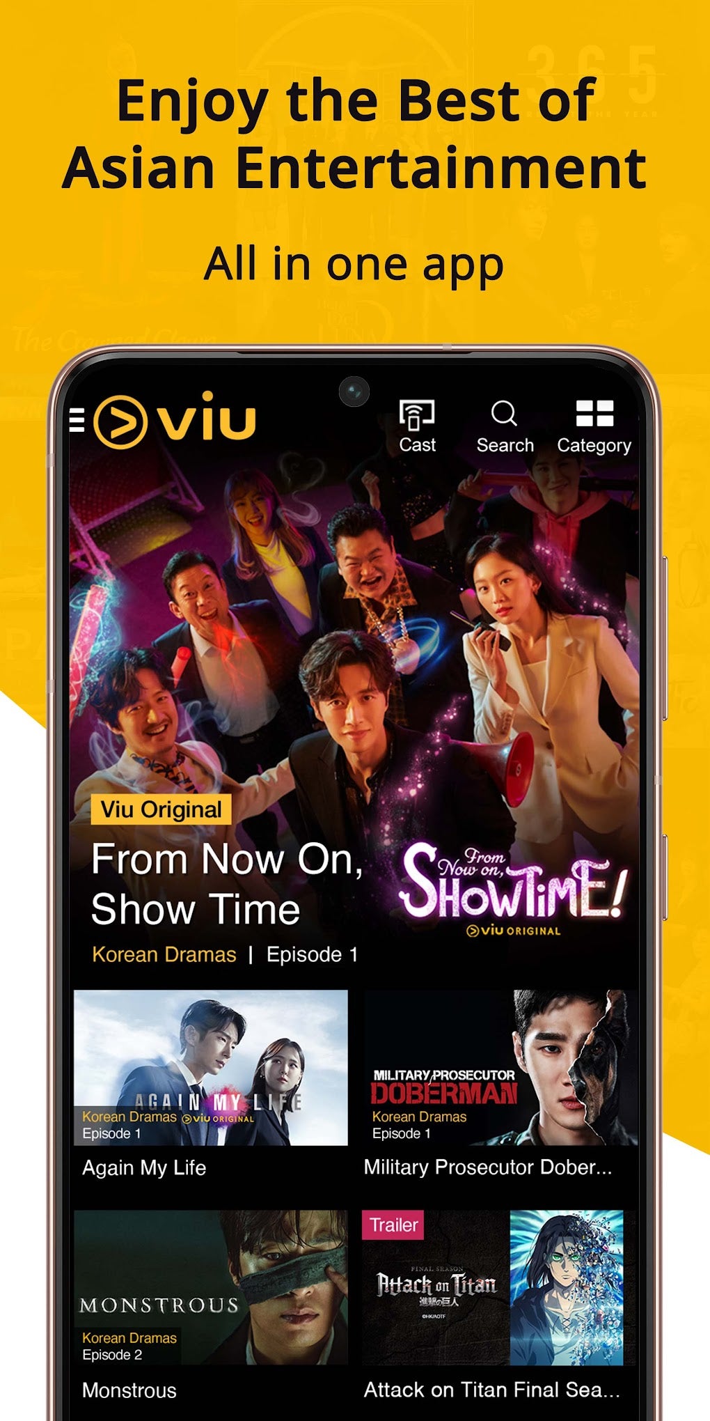 Viu : Korean Asian content APK для Android — Скачать