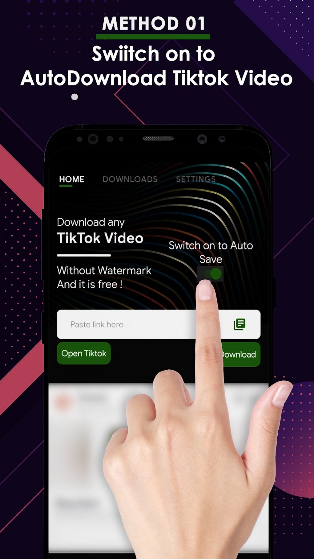 Video Downloader for TikTok - No Watermark для Android — Скачать