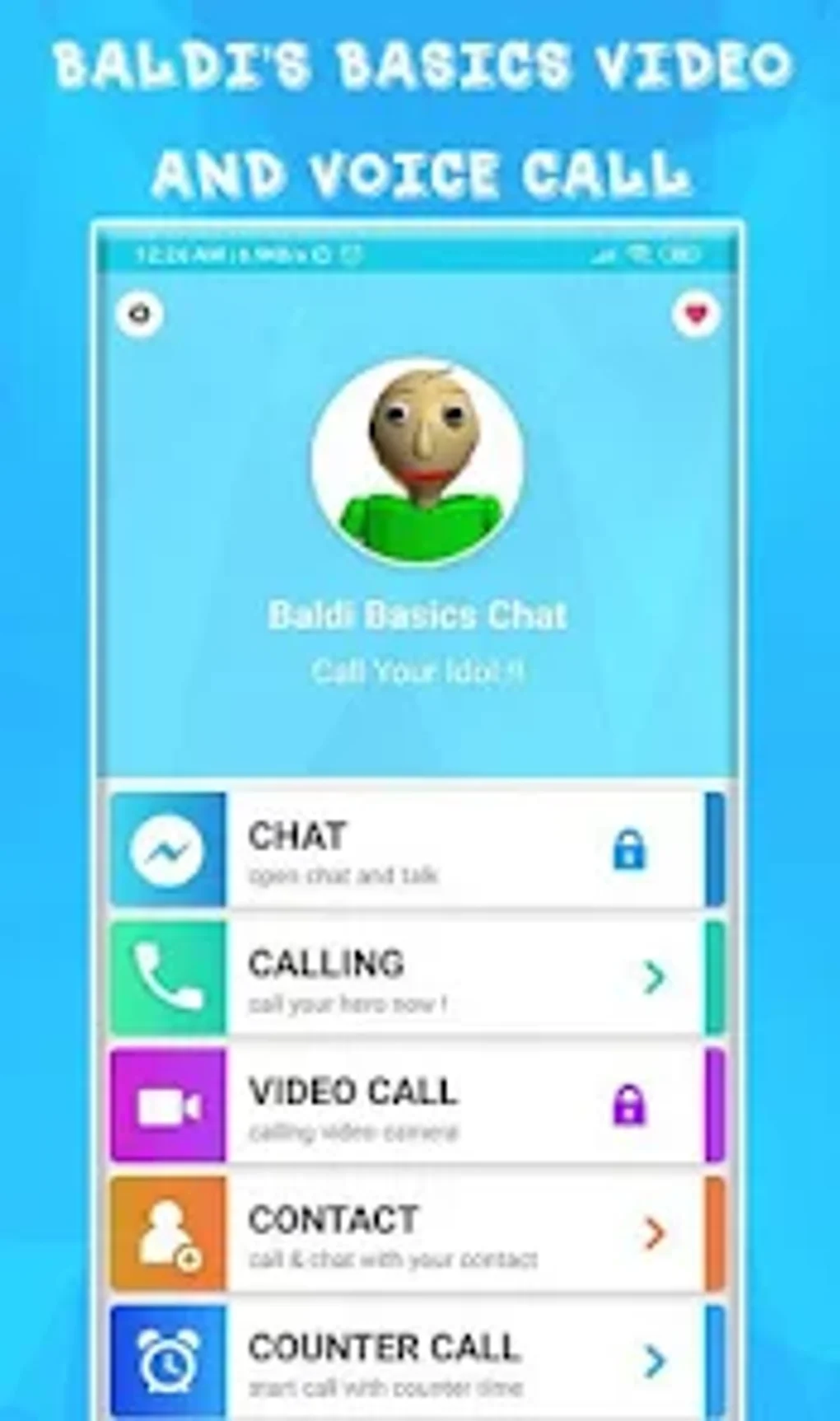 baldi Game Fake Call Video для Android — Скачать