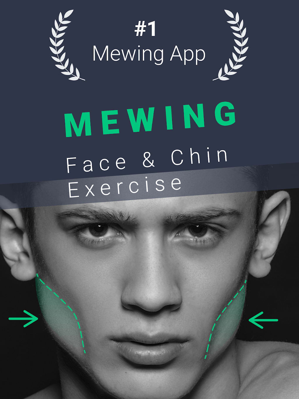 Mewing Face Exercise For Jawline Chin Posture Screenshot 