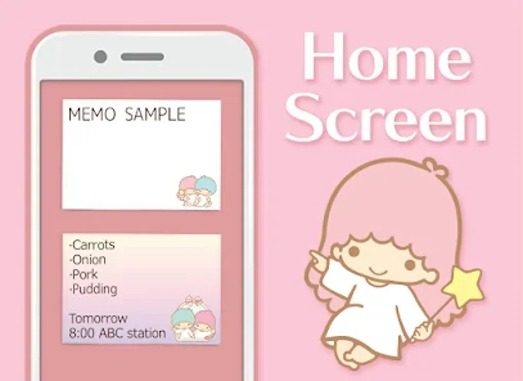 Notepad Little Twin Stars Voor Android Download