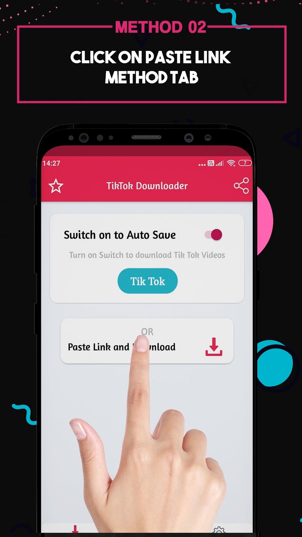 Download TikTok Videos with By Click Downloader