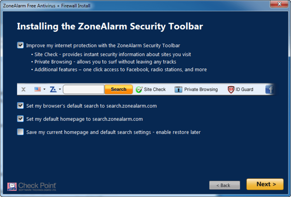 zonealarm free antivirus firewall offline setup