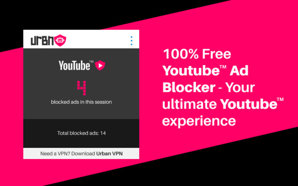 Urban YouTube™ Ad Blocker for Google Chrome - Extension Download