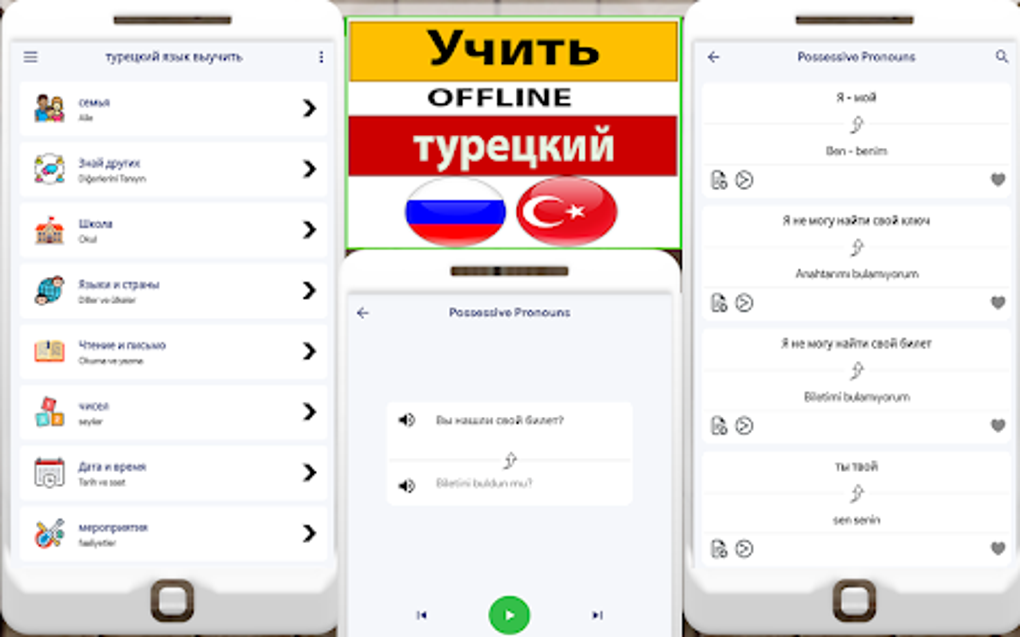 турецкий язык выучить for Android - Download