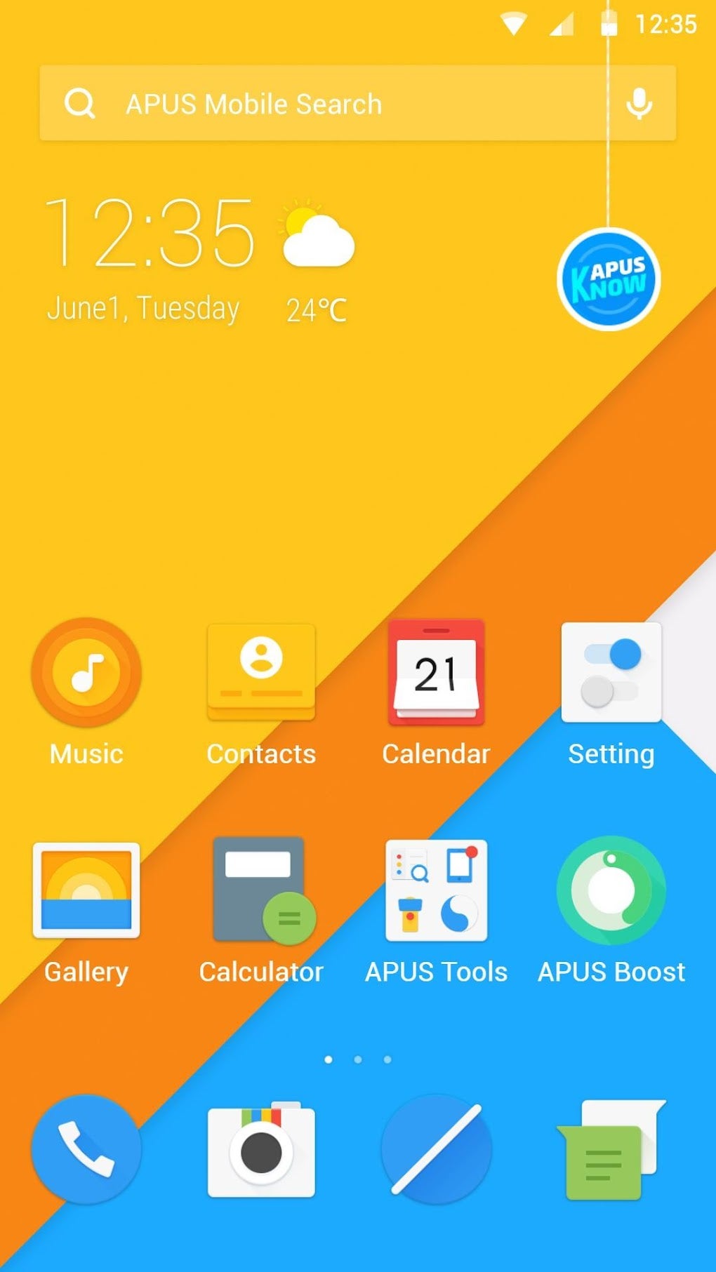 Paper theme for APUS APK pour Android - Télécharger