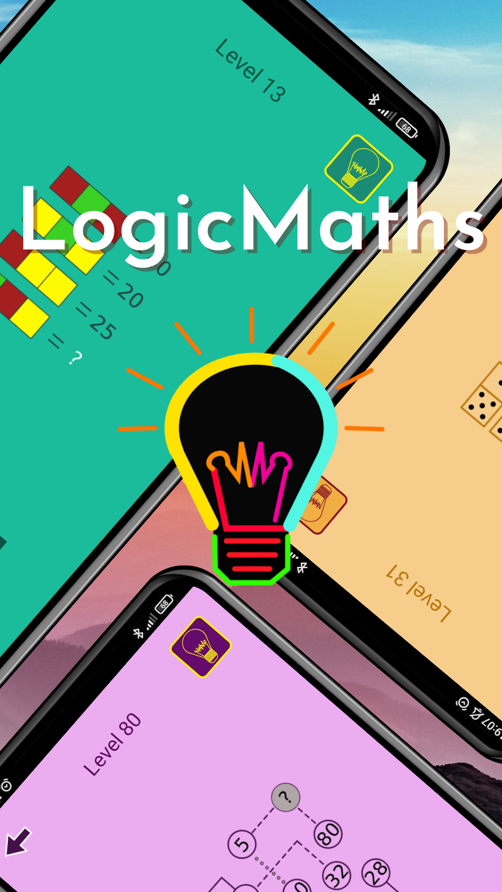 LogicMath - Math games IQ test and riddle games para Android - Download