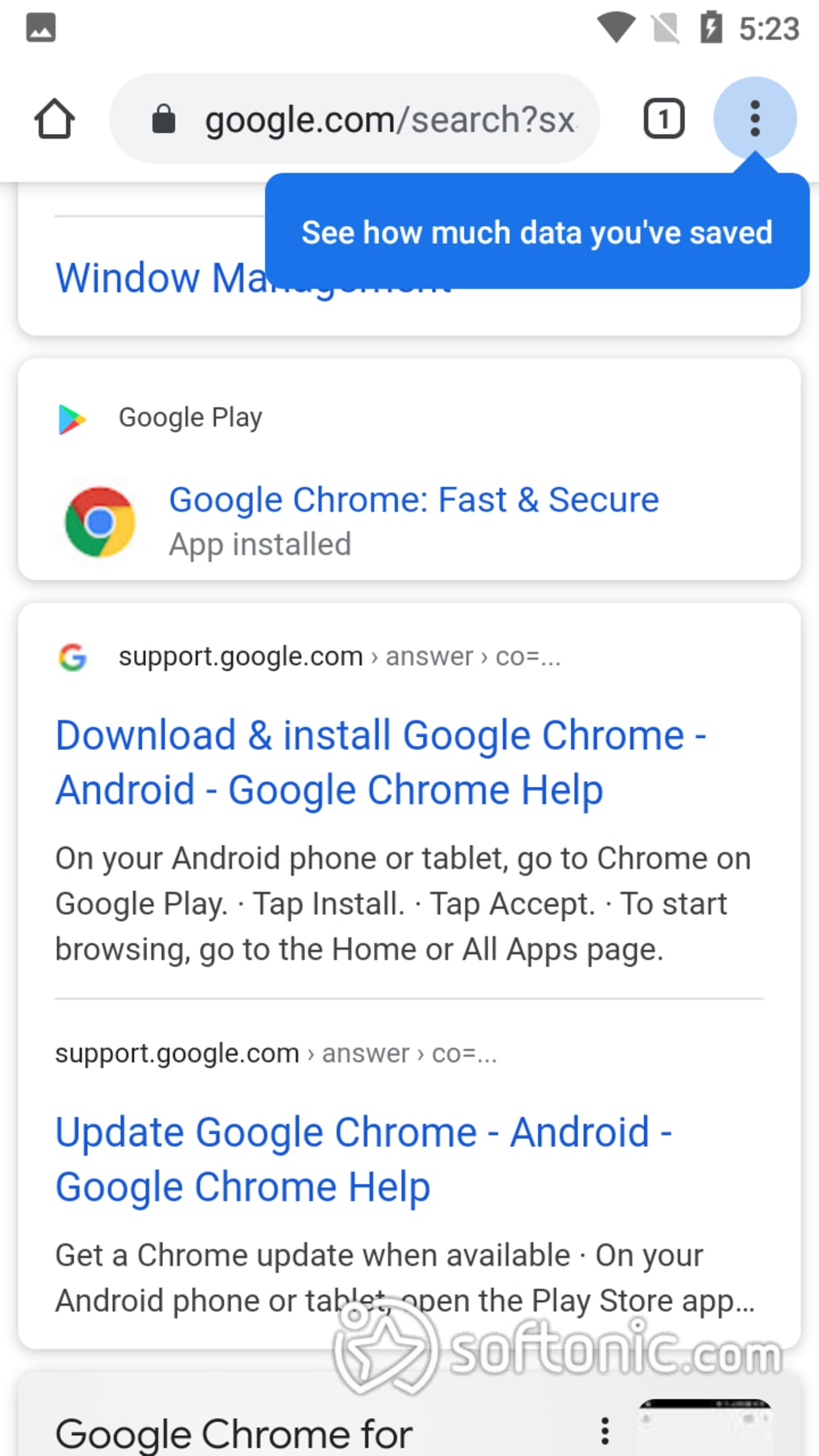 update google chrome para android