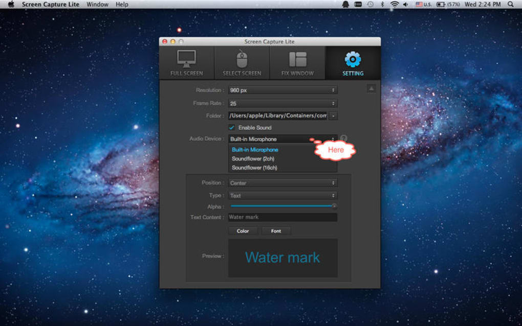Screen Capture Video For Mac Os