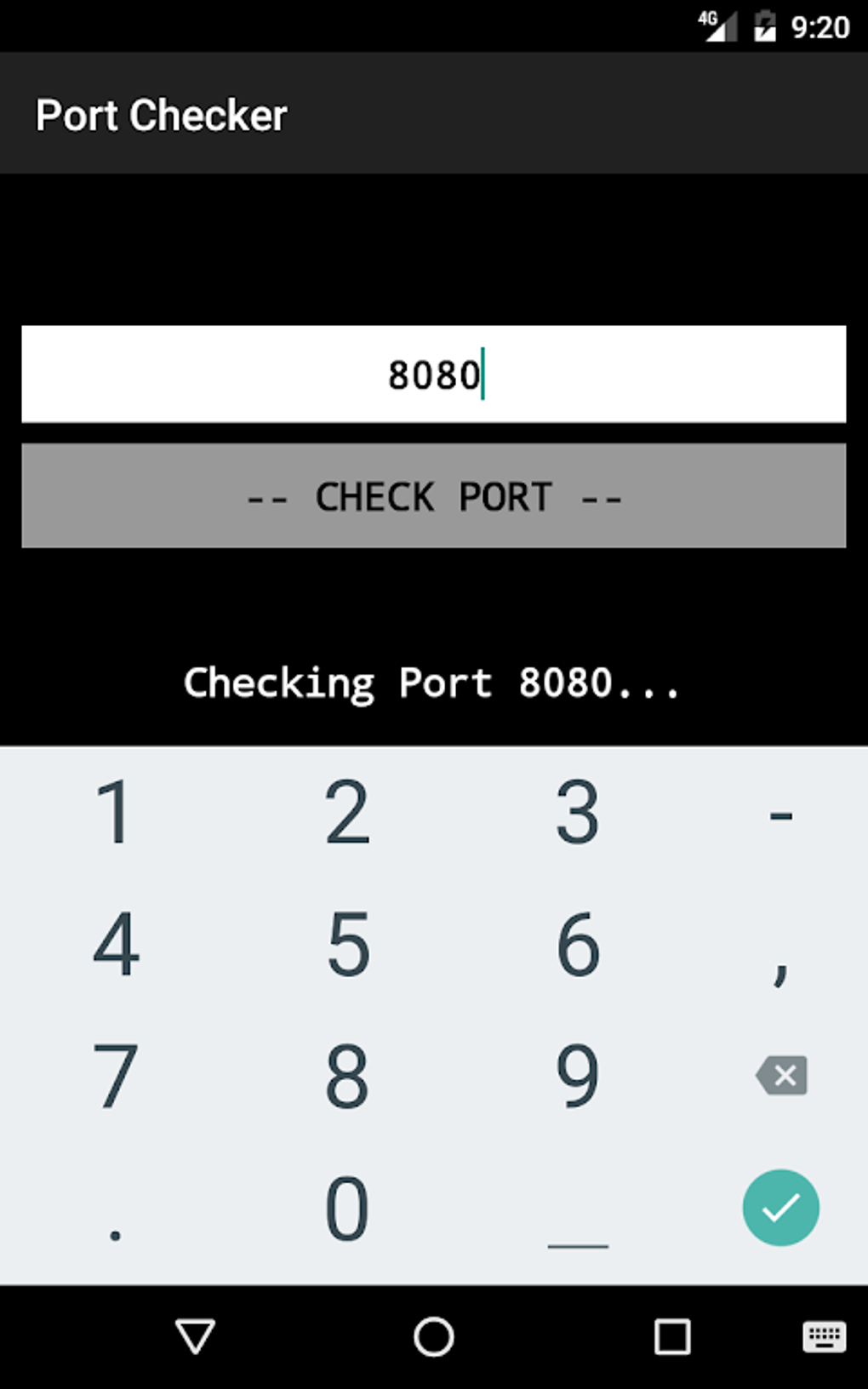 Iban checker. Port Checker. Checker Android view это.