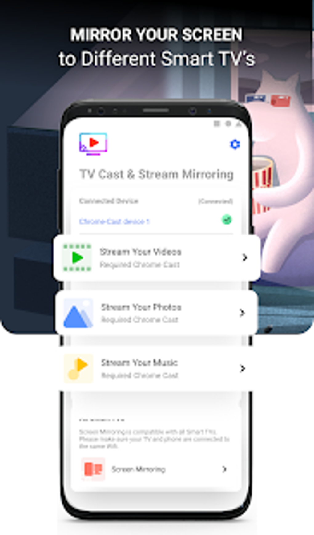 Original Cast: Samsung LG Chromecast Roku TV for Android - Download