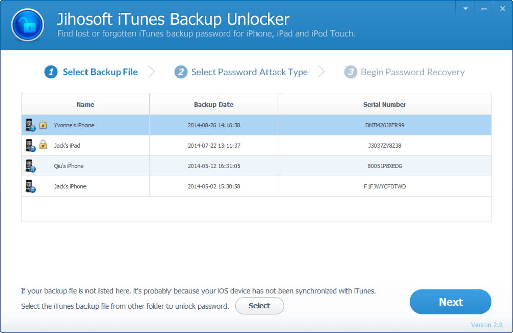 IPhone Backup Password Recovery - Descargar
