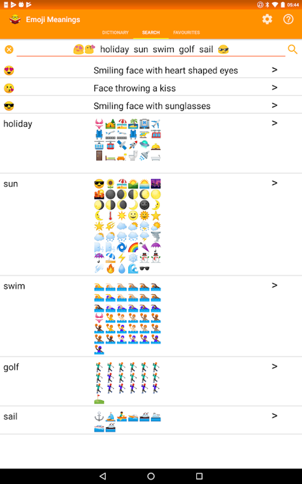 Emoji Meanings لنظام Android - تنزيل