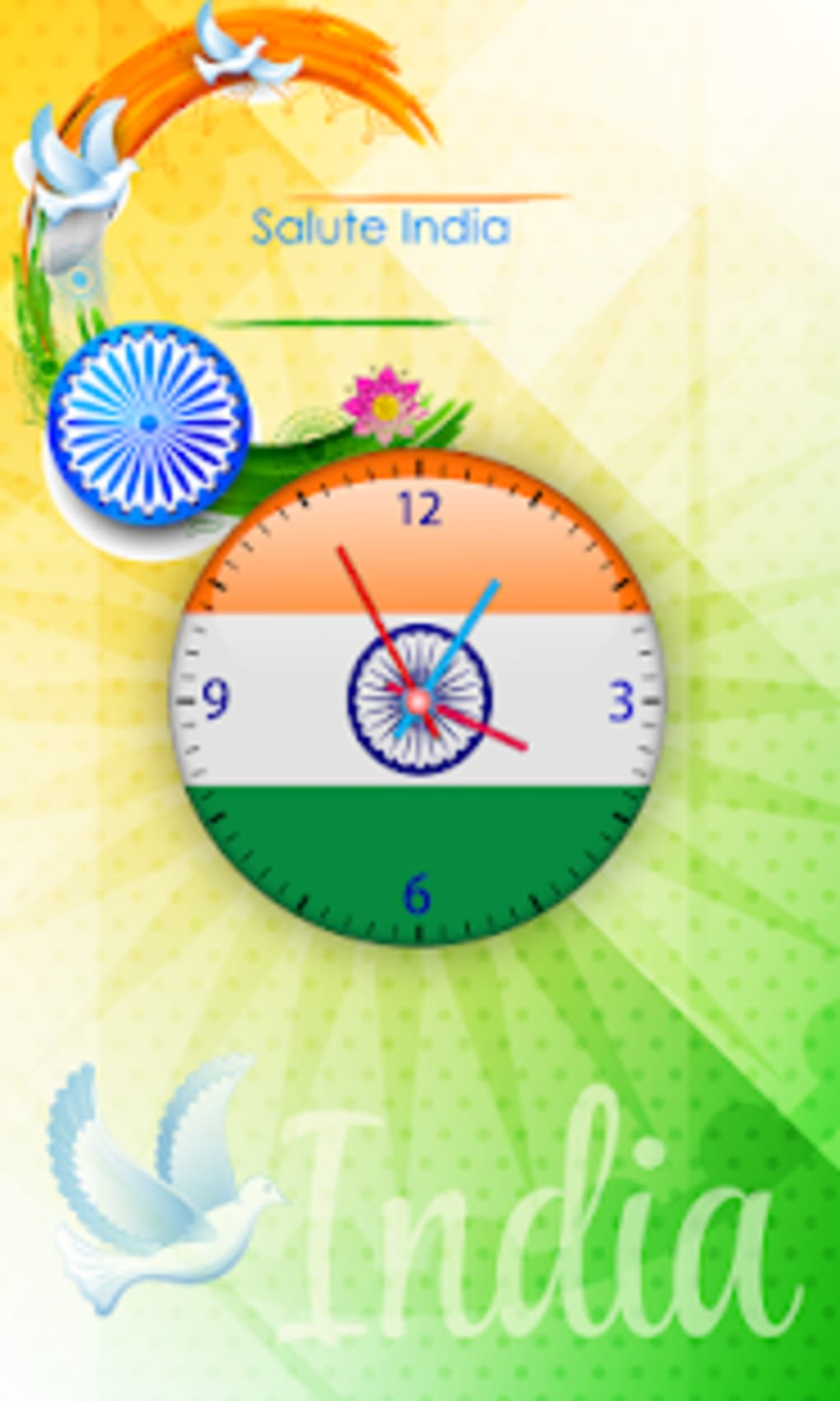 India Clock Live Wallpaper APK for Android - Download