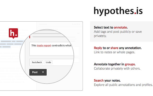 hypothesis google extension