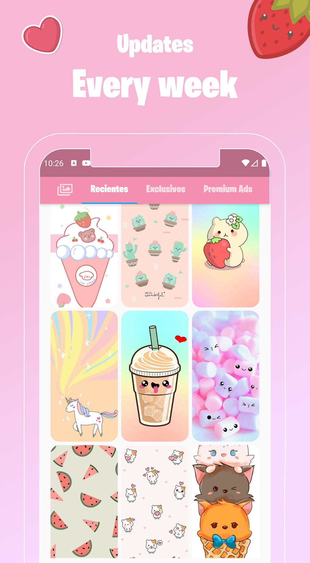 Cute Kawaii Wallpaper for Android - Download