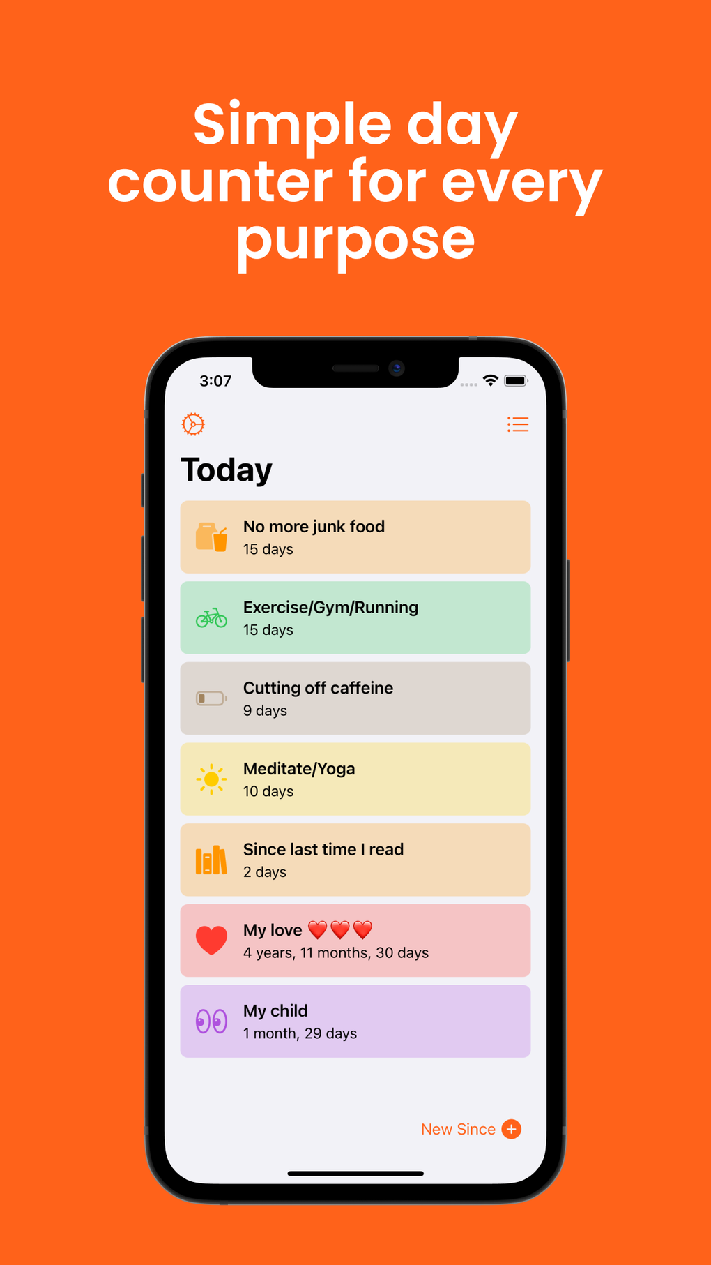 Since Day Counter Tracker Para IPhone Download