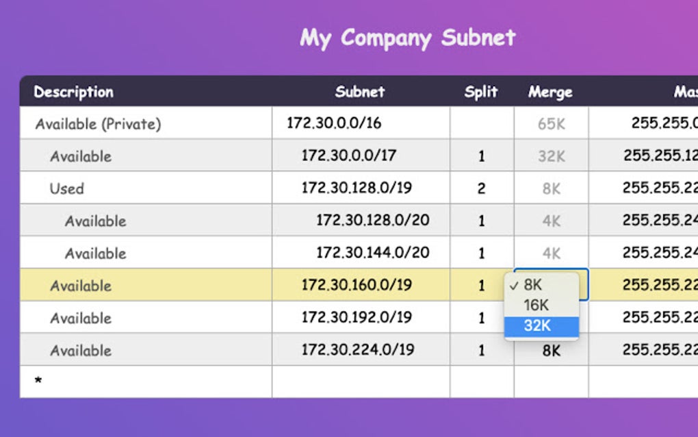 Flex Subnetting - Subnet Calculator Para Google Chrome - Extensión ...