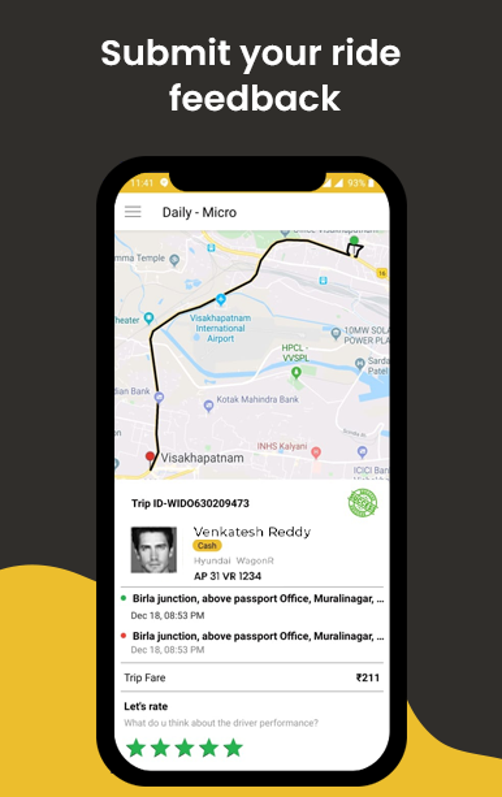 WIDO Cabs - First Ride Free | Vocal for Local APK for Android - Download