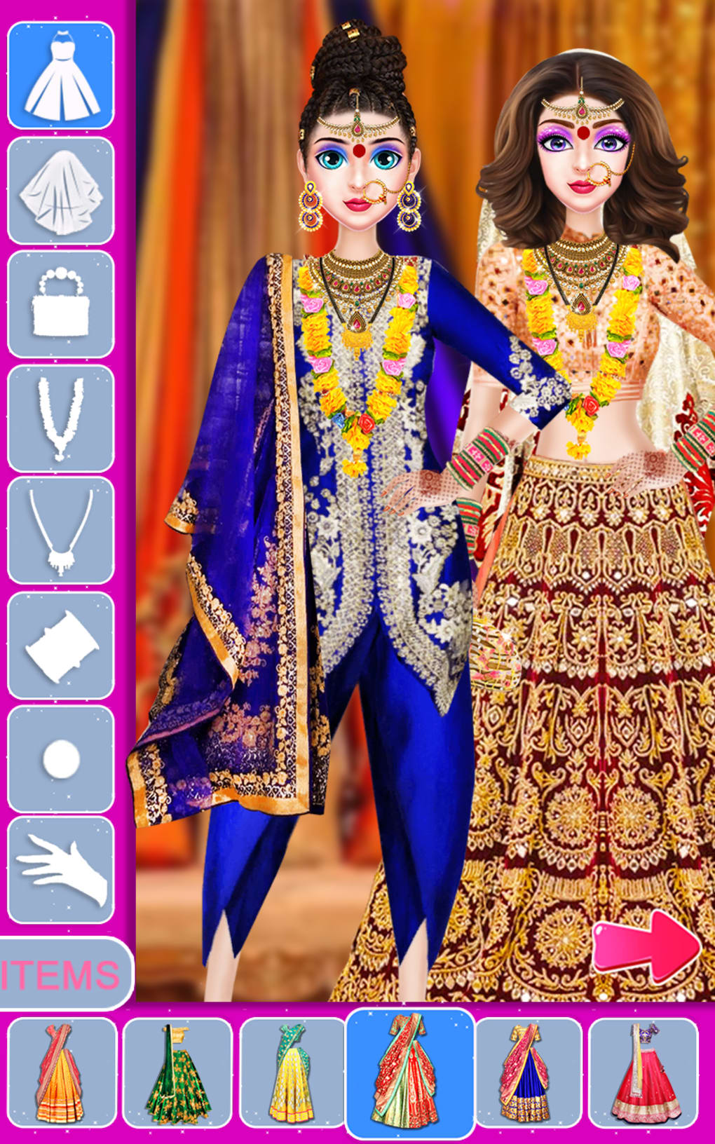 Download Desi Indian Bride Dressup game APK v1.1 For Android