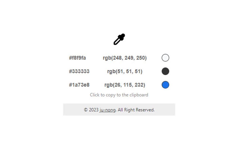 Simple Color Picker for Google Chrome - Extension Download