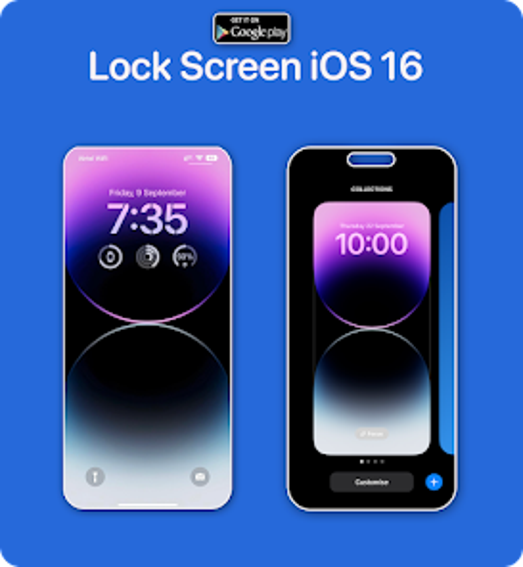 Lock Screen iOS 16 для Android — Скачать