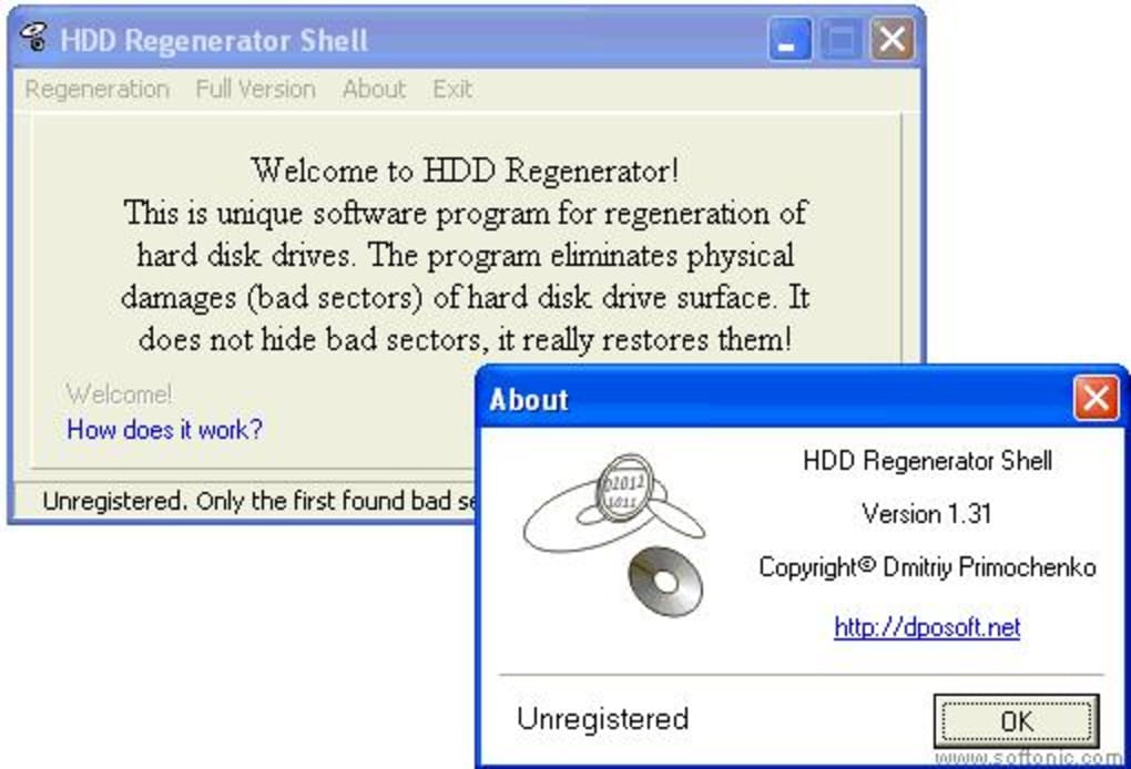 syv telex ressource HDD Regenerator - Download
