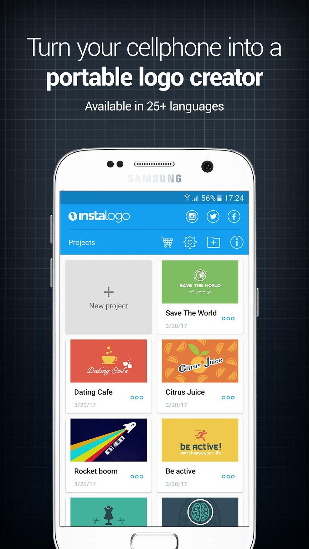 InstaLogo Logo Creator Lite APK для Android — Скачать