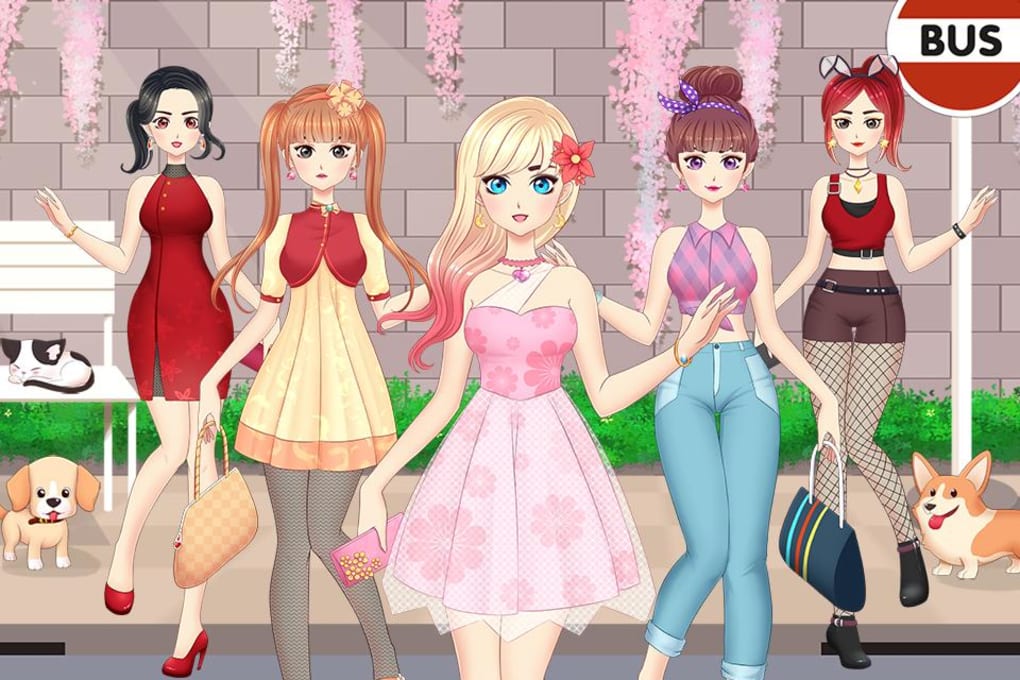 Android 용 Anime Girls Dress up Games - 다운로드