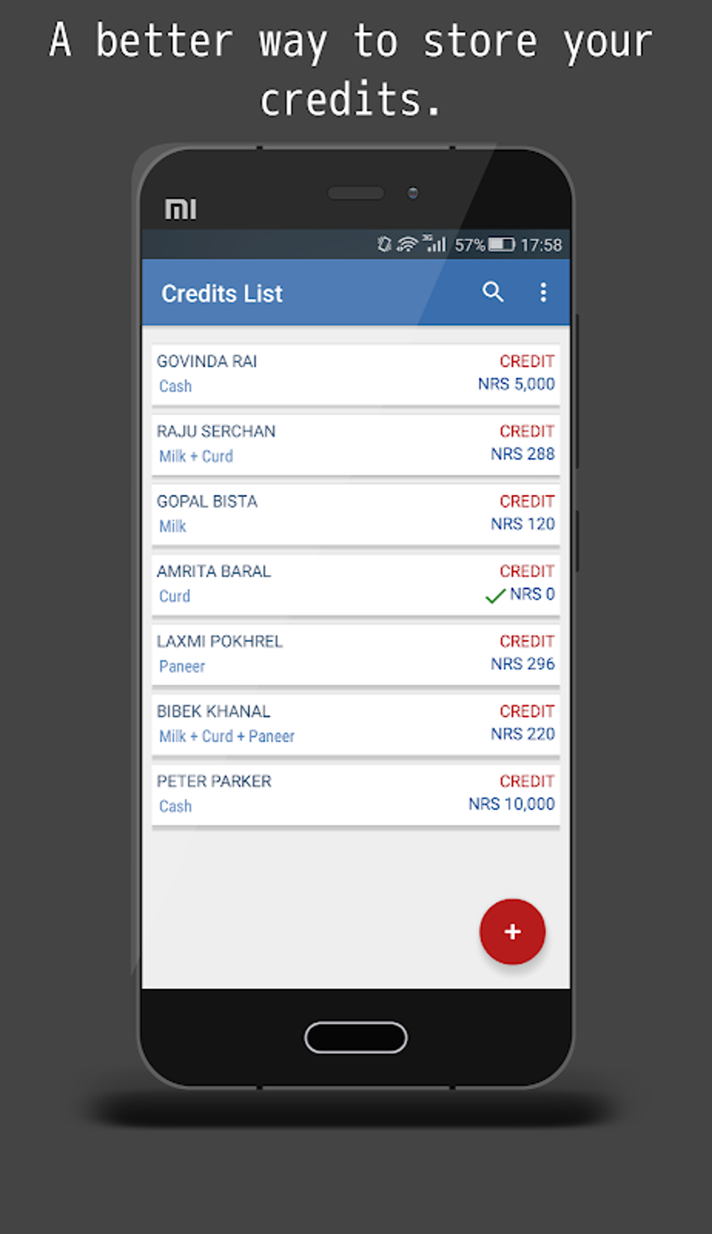 Credit Note APK для Android — Скачать