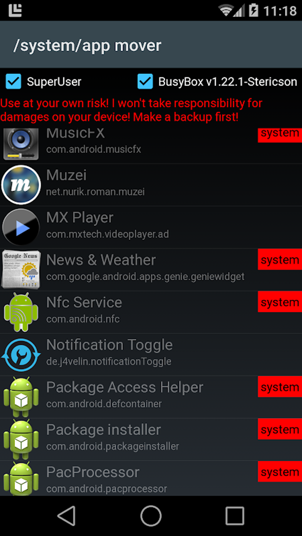 /system/app mover ★ ROOT ★ APK for Android - Download