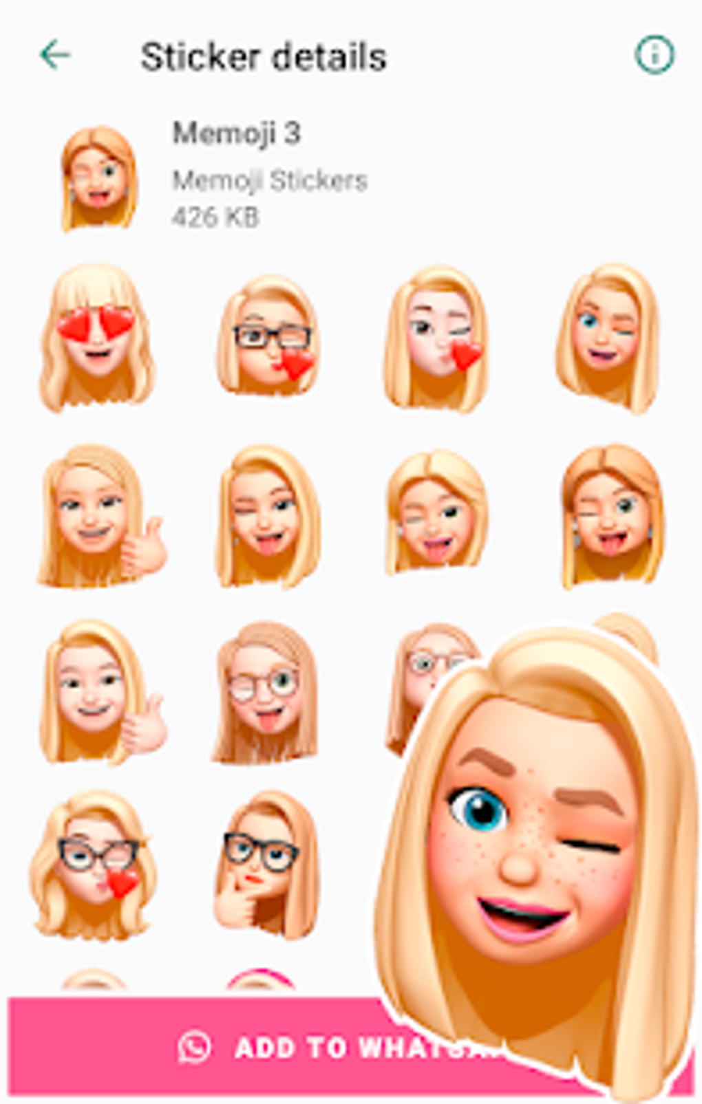 Memoji Stickers for WhatsApp - WAStickerApps f r Android 