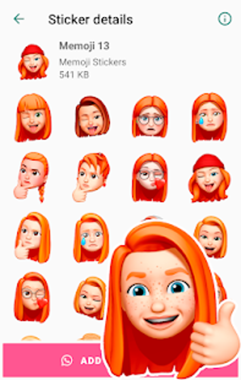 Memoji Stickers for WhatsApp - WAStickerApps f r Android 