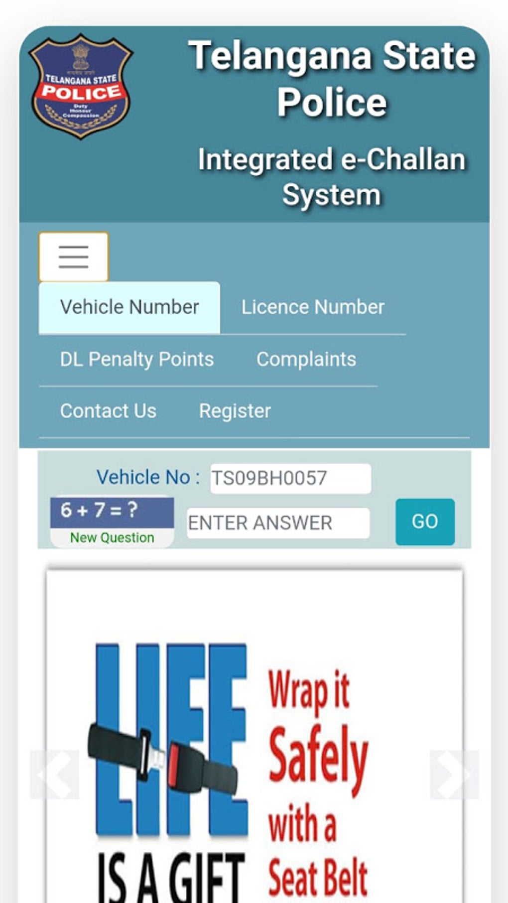 Ts E Challan చలాన్ Traffic Challan Checker Apk Android 版 下载