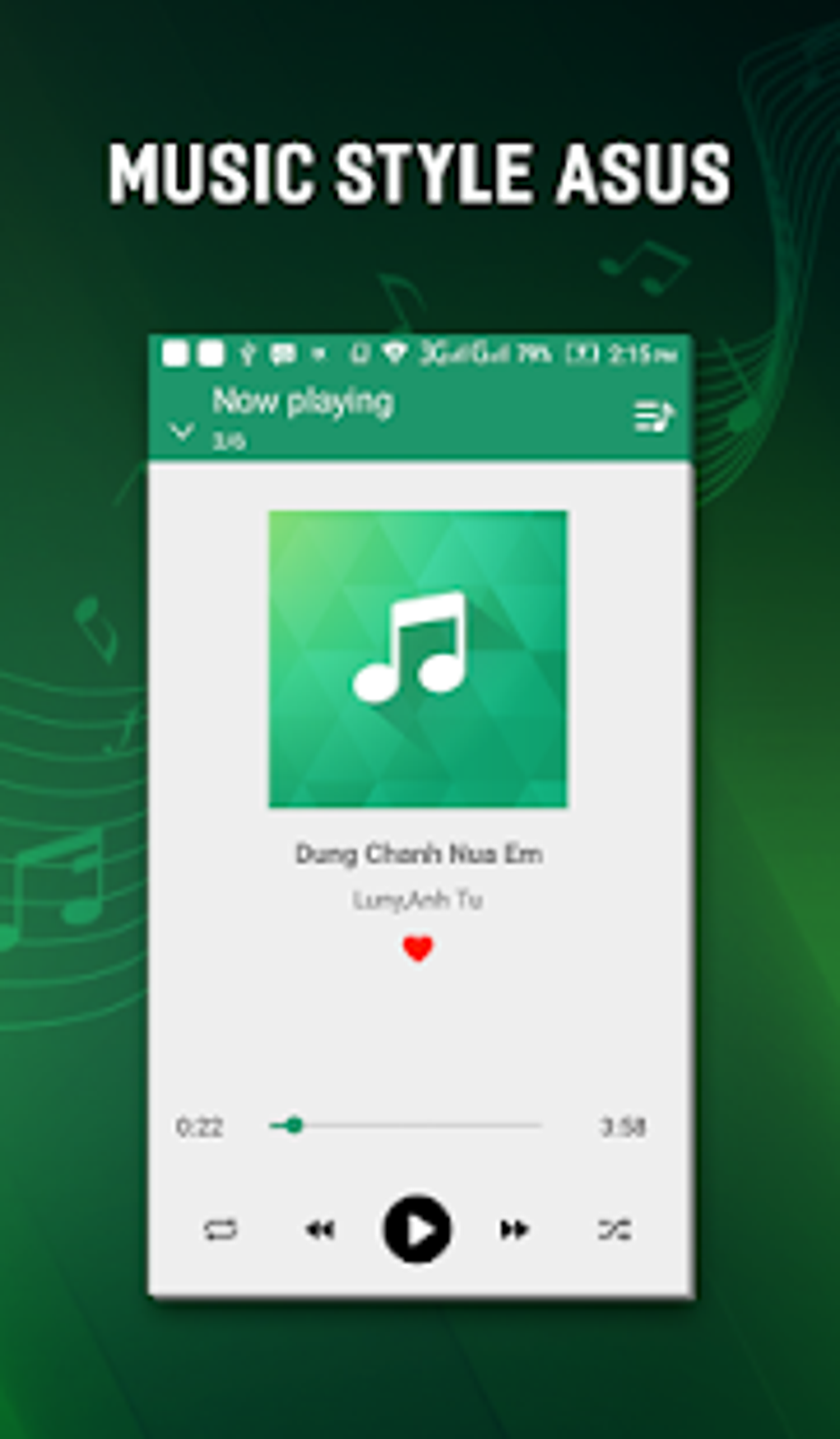 Music style Asus Zenfone для Android — Скачать