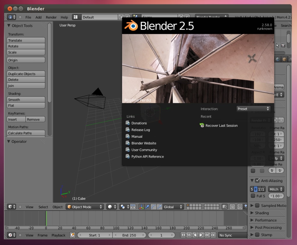 Blender para Linux - Descargar