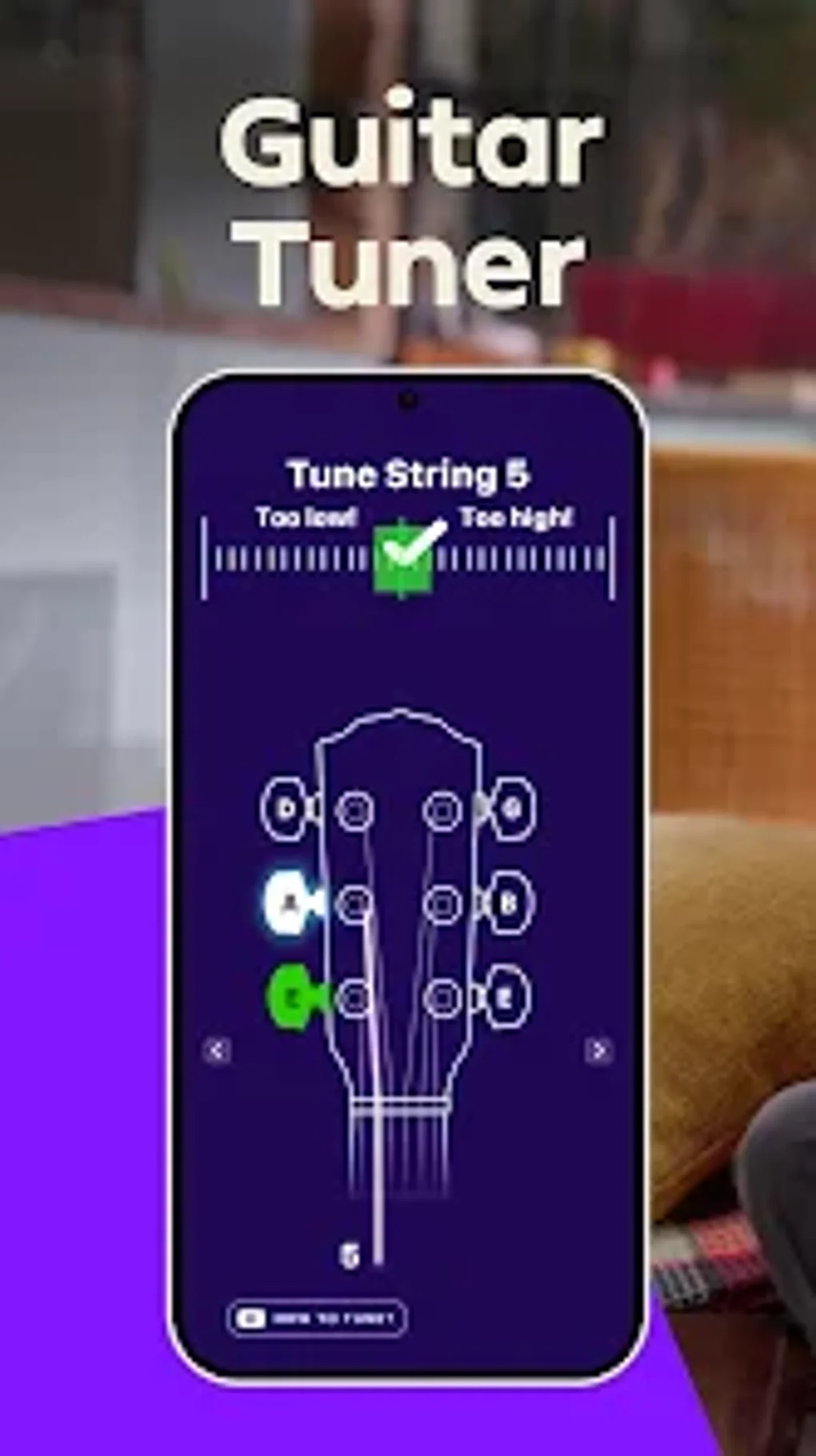 Guitar Tuner - Simply Tune для Android — Скачать