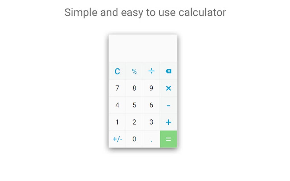 Android Calculator for Google Chrome - Extension Download