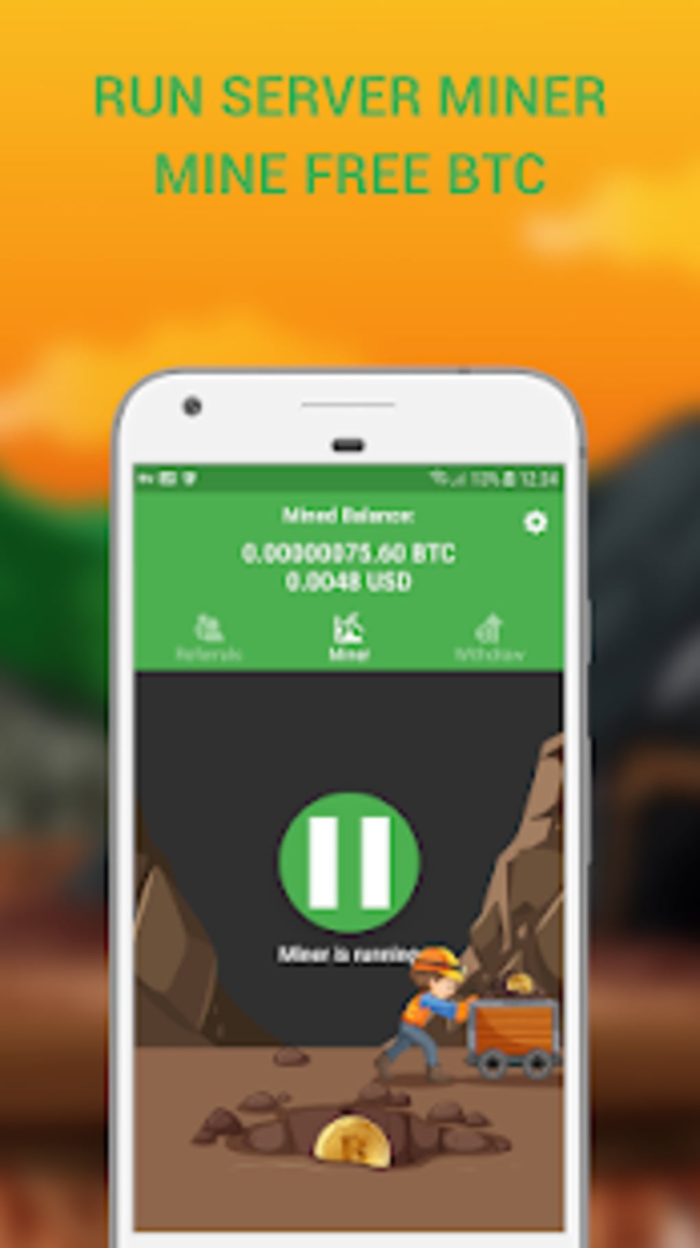gratuit bitcoin miner app android