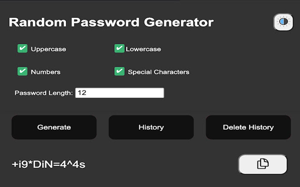 Random Password Generator para Google Chrome - Extensión Descargar