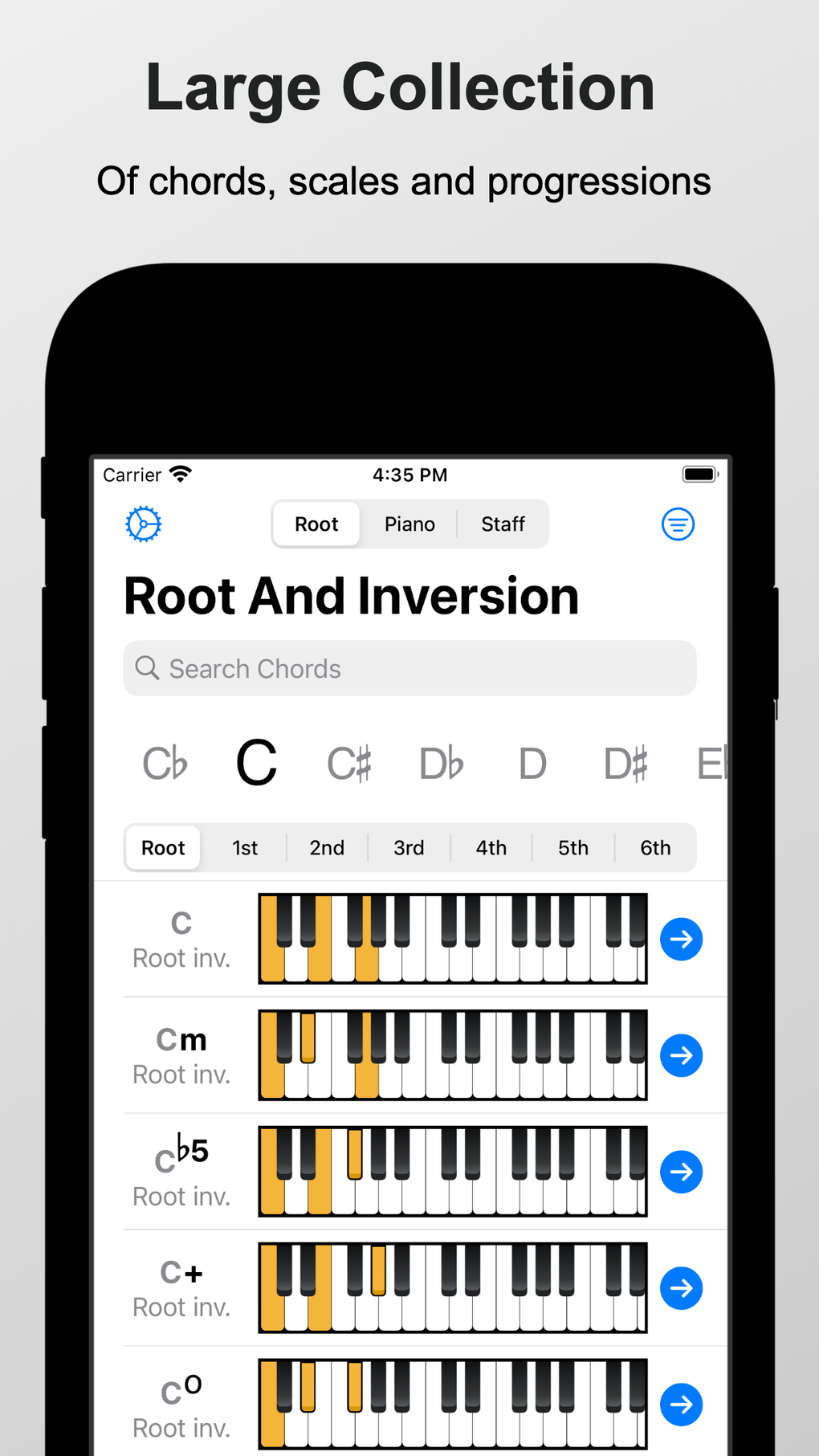 Piano Chords and Scales Pro for iPhone Download
