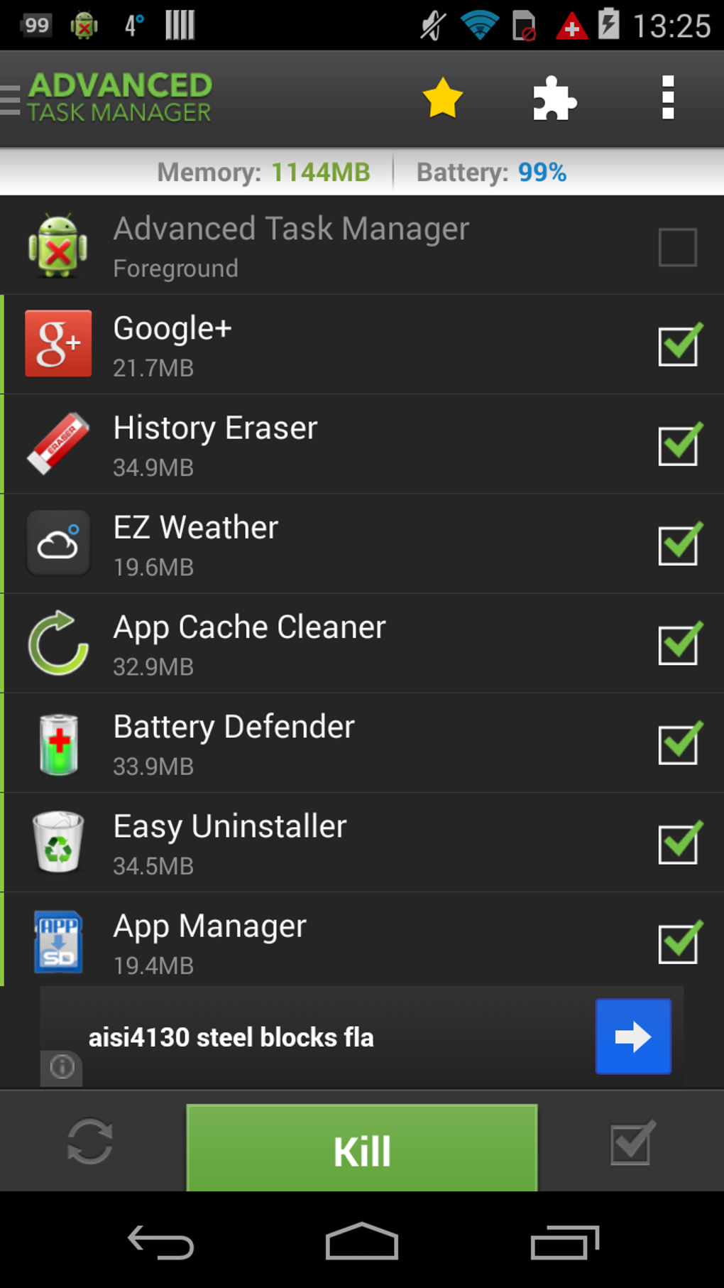 Advanced Task Manager APK для Android — Скачать