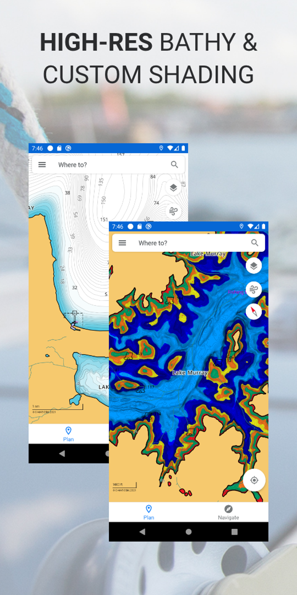 Android C MAP Marine Charts 