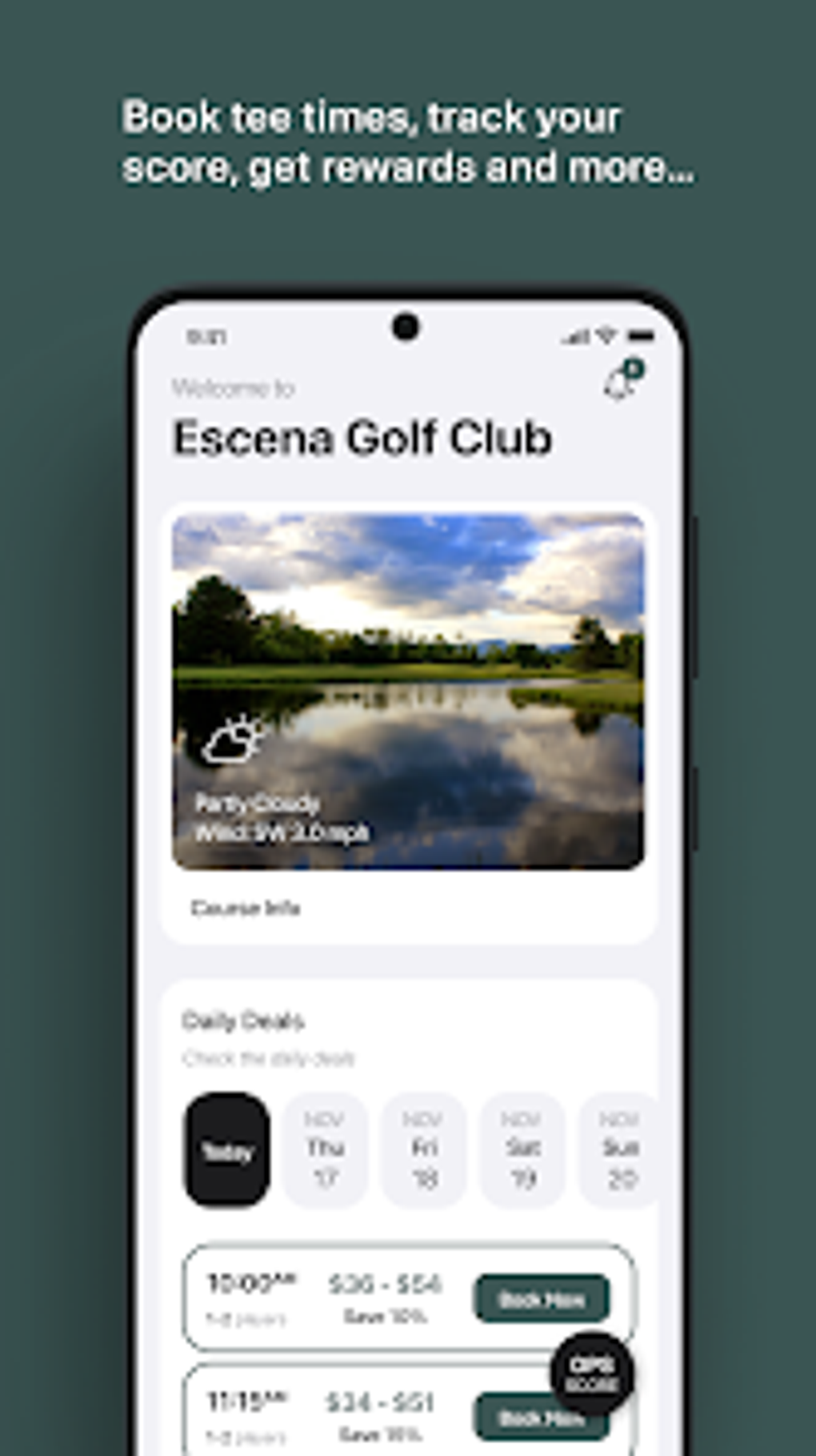 Escena Golf Club для Android — Скачать