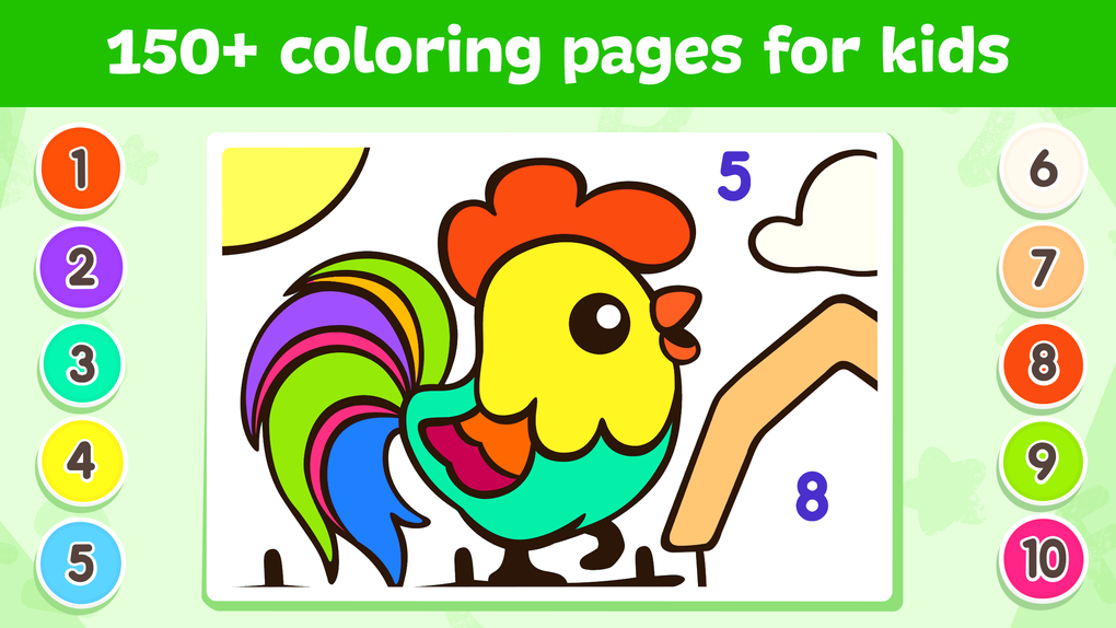 Coloring Games for Kids 2 5 for - Coloring Games For Kids 2 5 Screenshot 